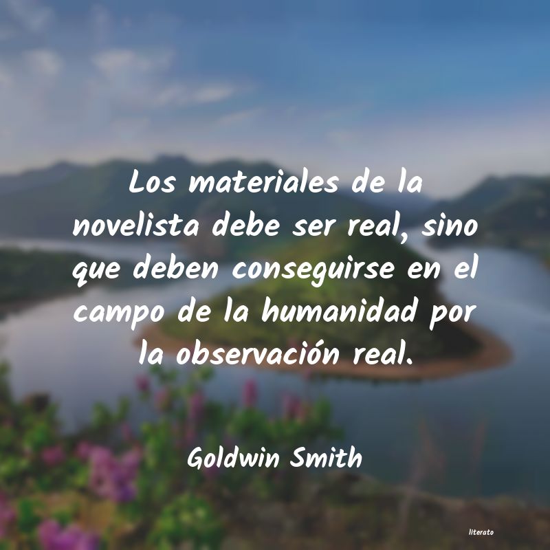 Frases de Goldwin Smith