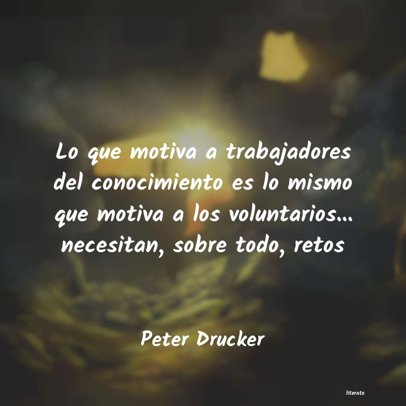 Frases de Peter Drucker