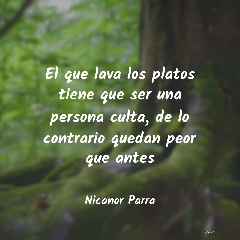 frases de Nicanor Parra