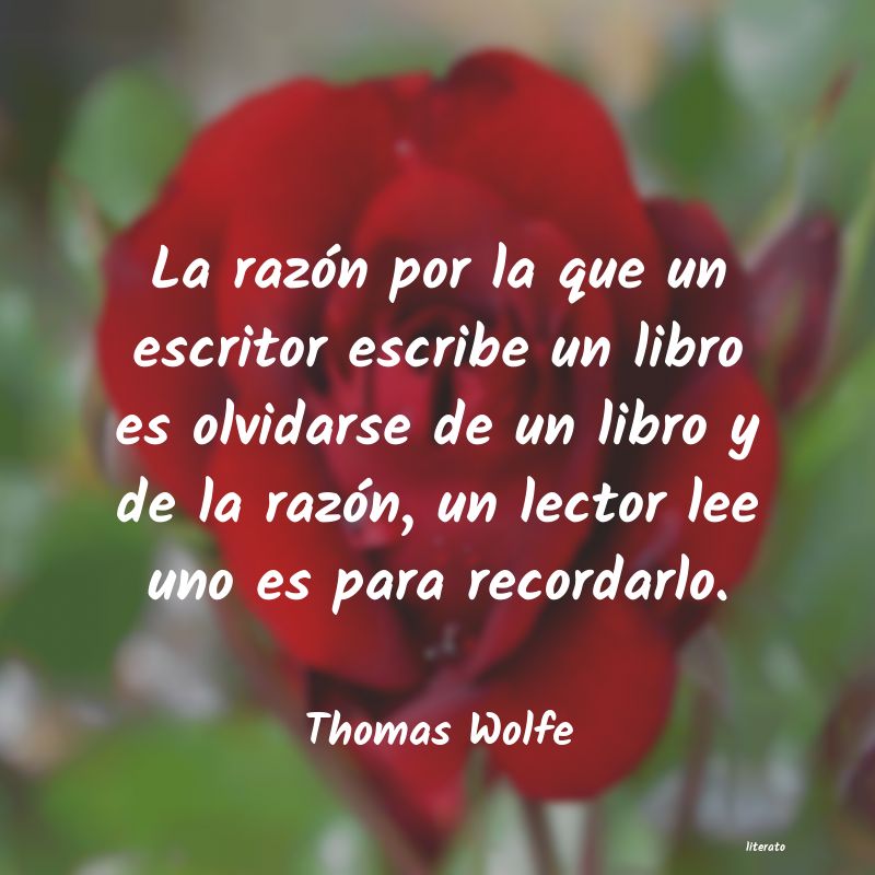 frases de Thomas Wolfe