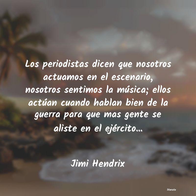 frases de Jimi Hendrix