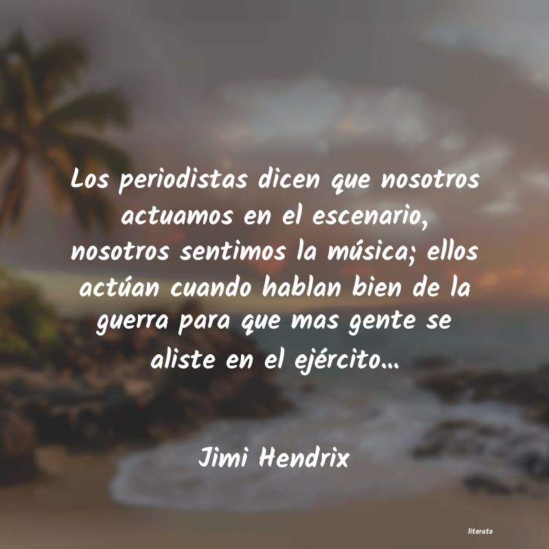 Frases de Jimi Hendrix