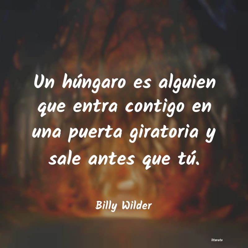 Frases de Billy Wilder