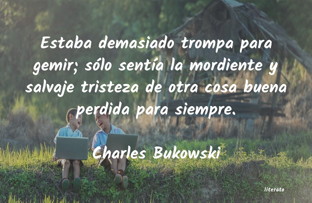 frases de Charles Bukowski