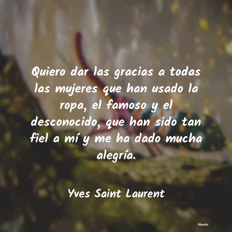 frases de Yves Saint Laurent