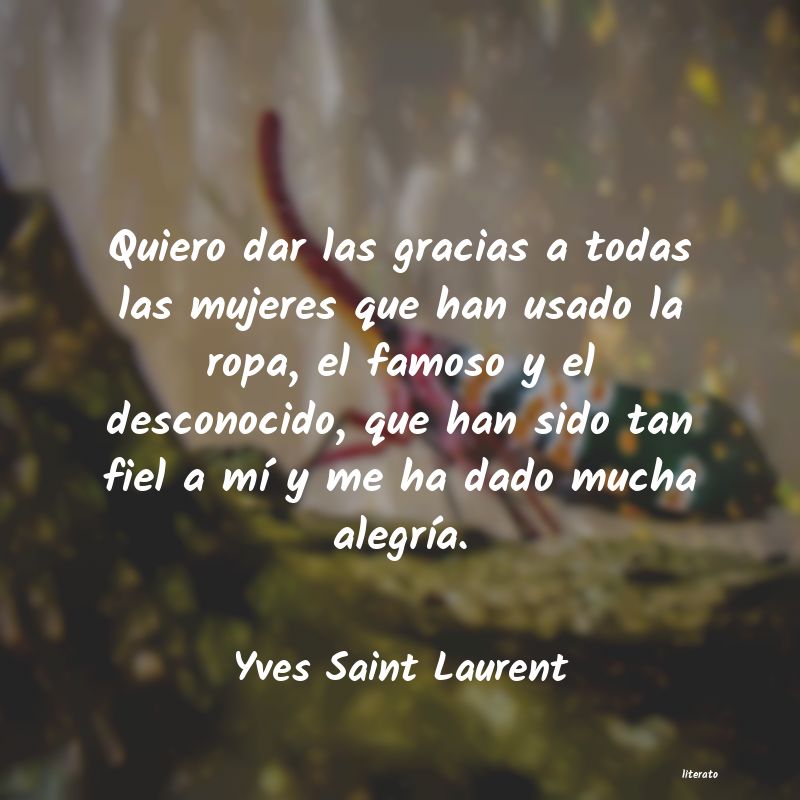 Frases de Yves Saint Laurent