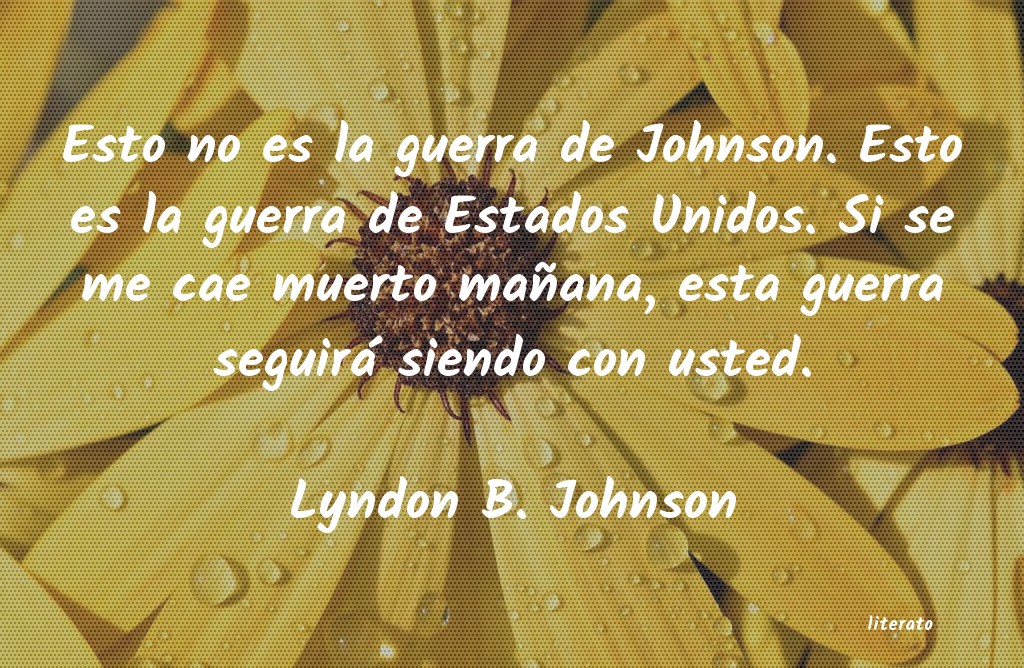 frases de Lyndon B. Johnson