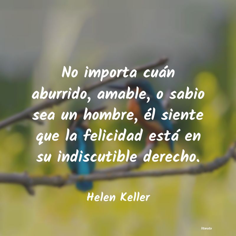 Frases de Helen Keller