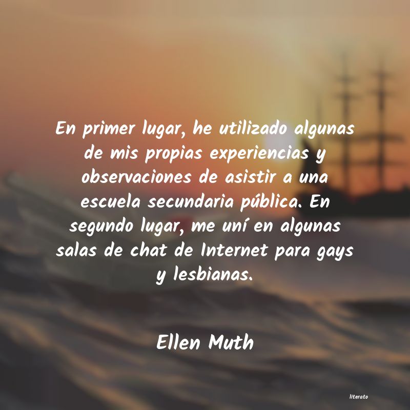 Frases de Ellen Muth