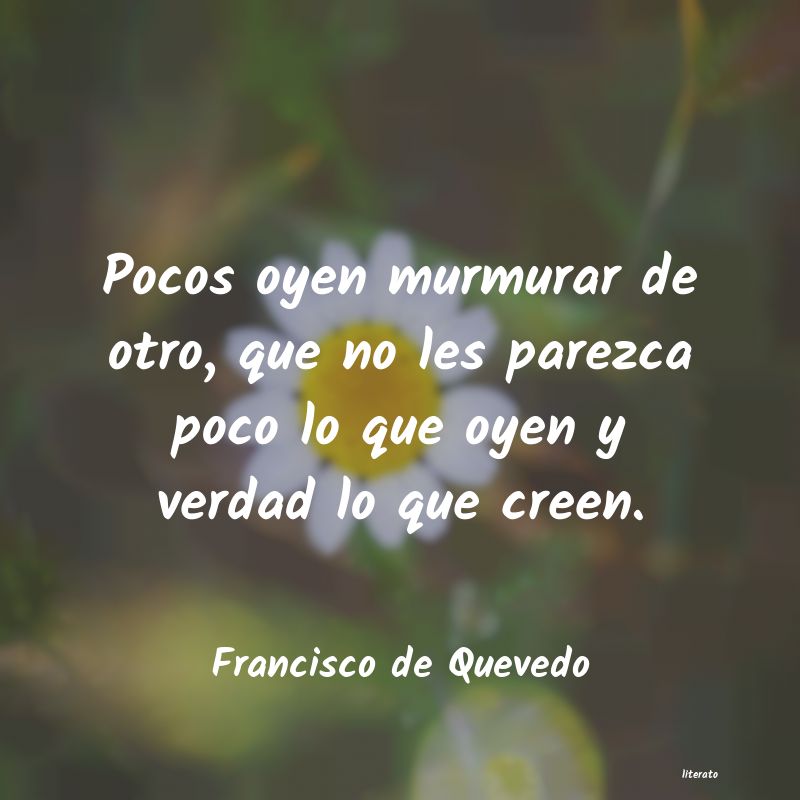 frases de Francisco de Quevedo