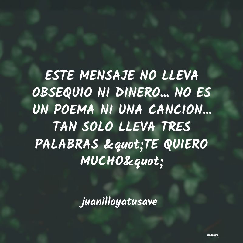 frases de juanilloyatusave