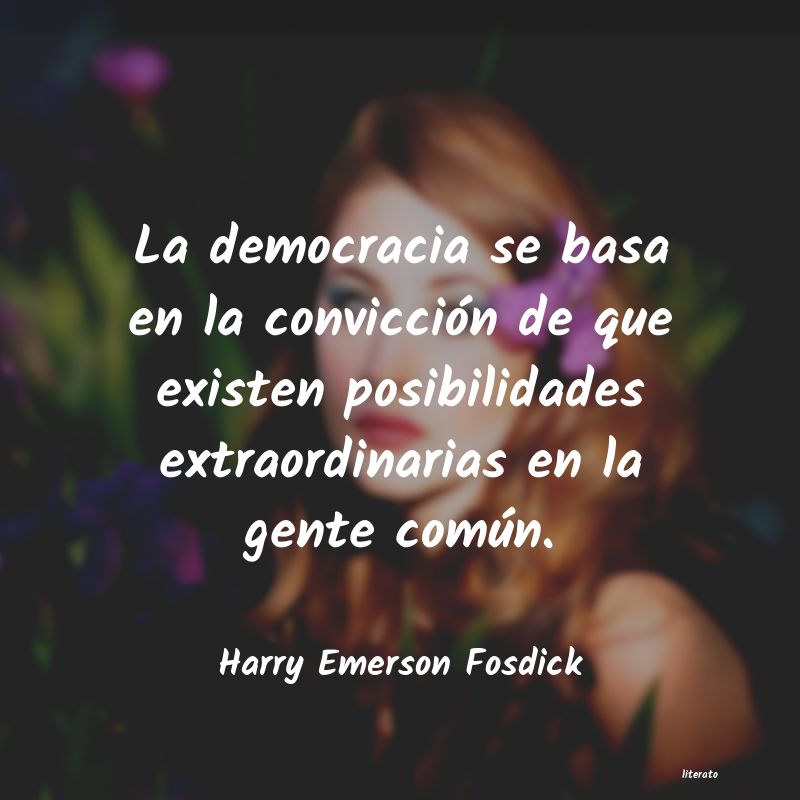 frases de Harry Emerson Fosdick