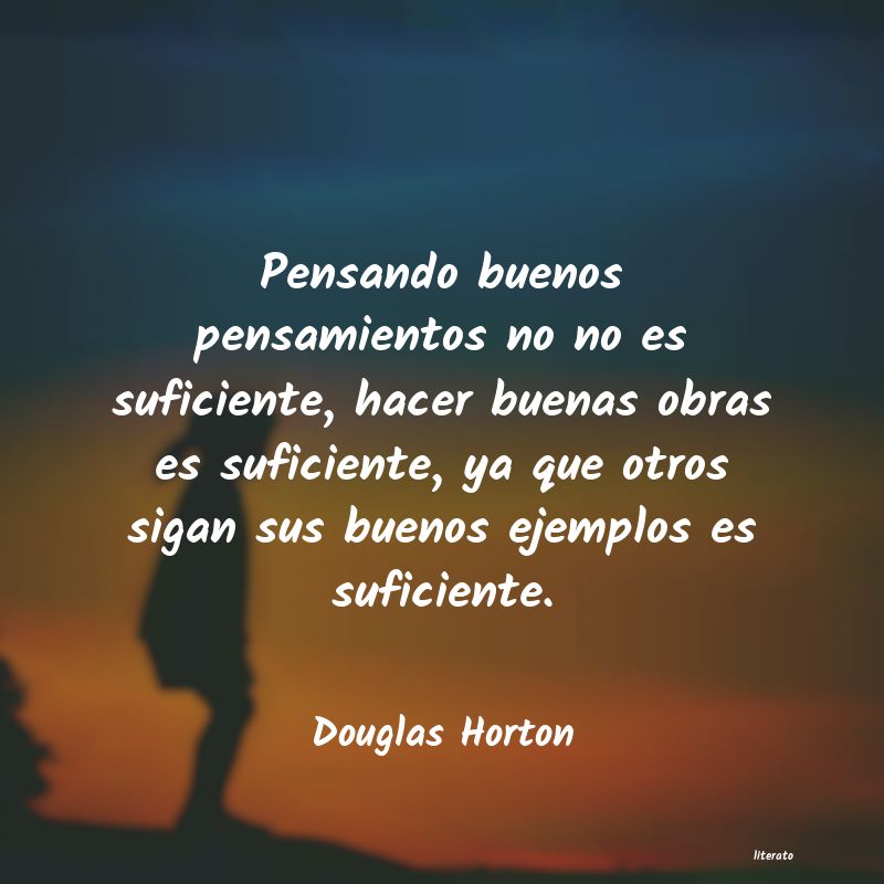 Frases de Douglas Horton