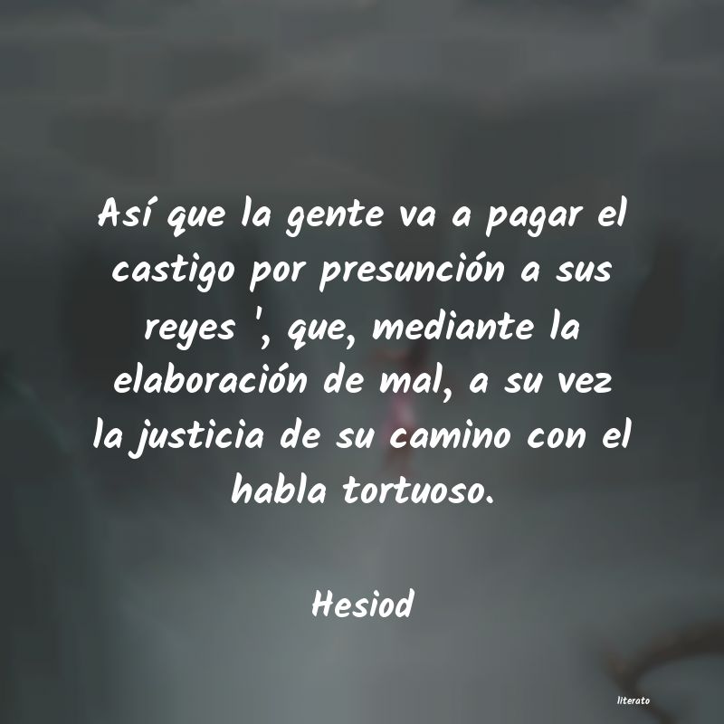 Frases de Hesiod