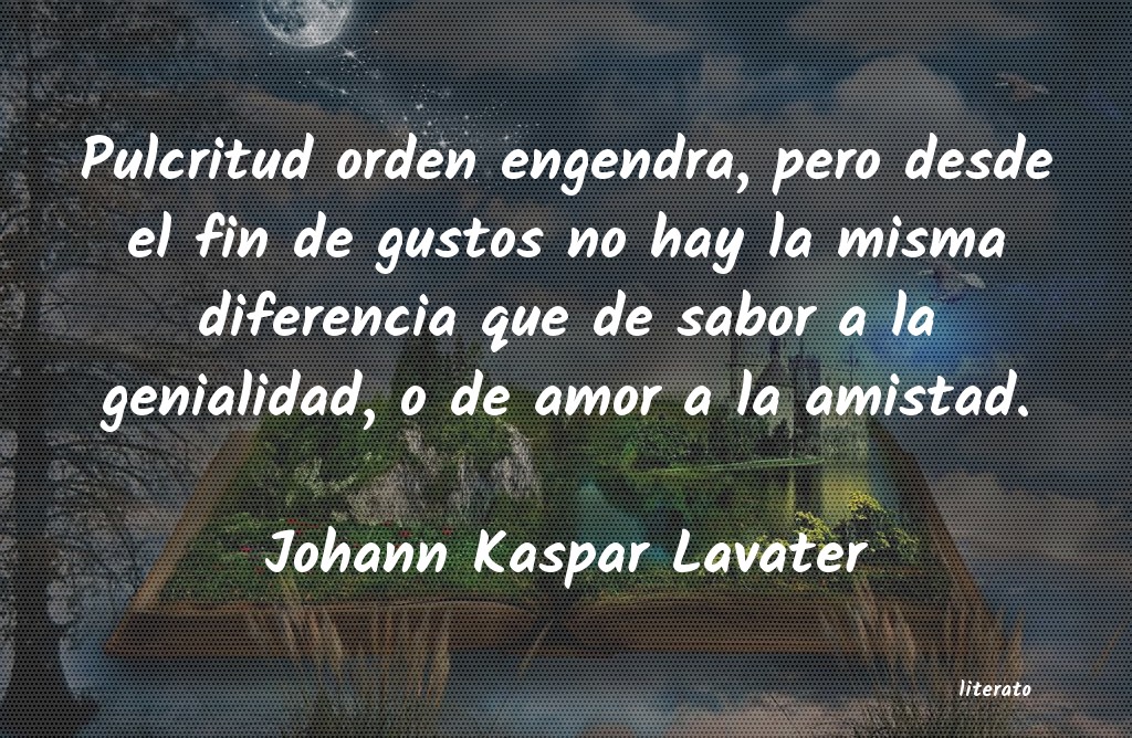 Frases de Johann Kaspar Lavater