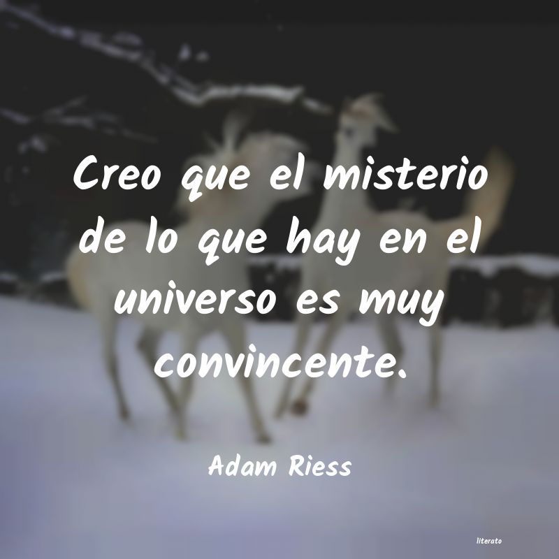 Frases de Adam Riess