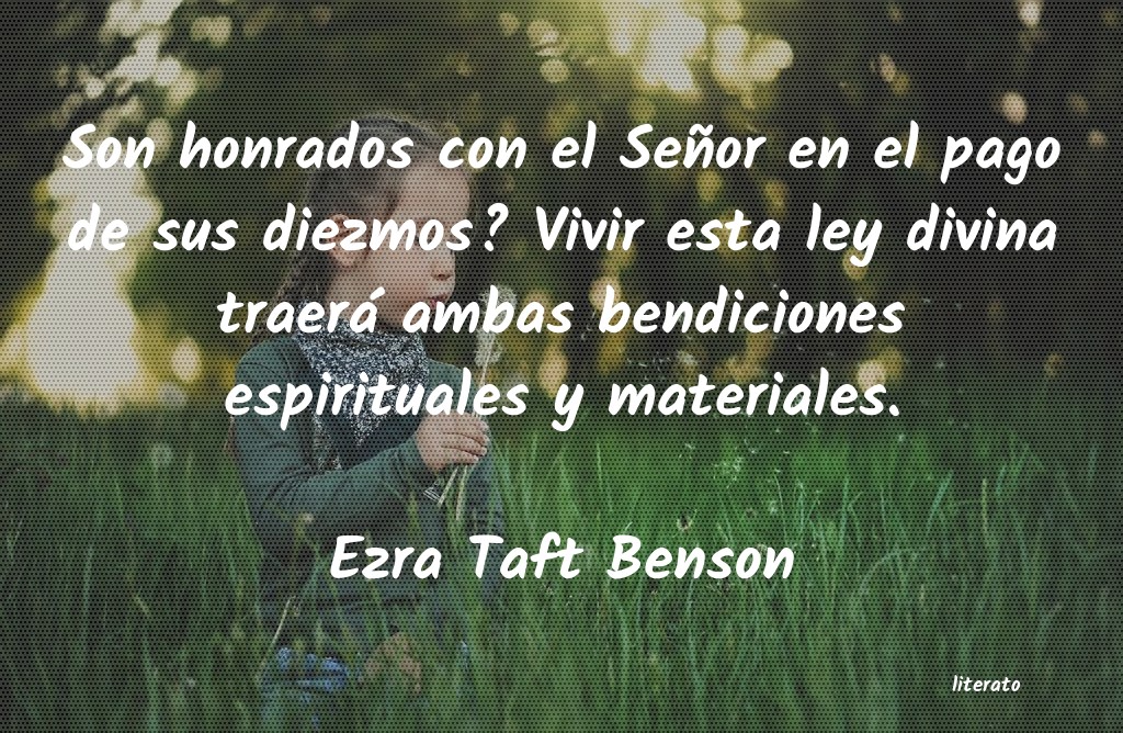 Frases de Ezra Taft Benson