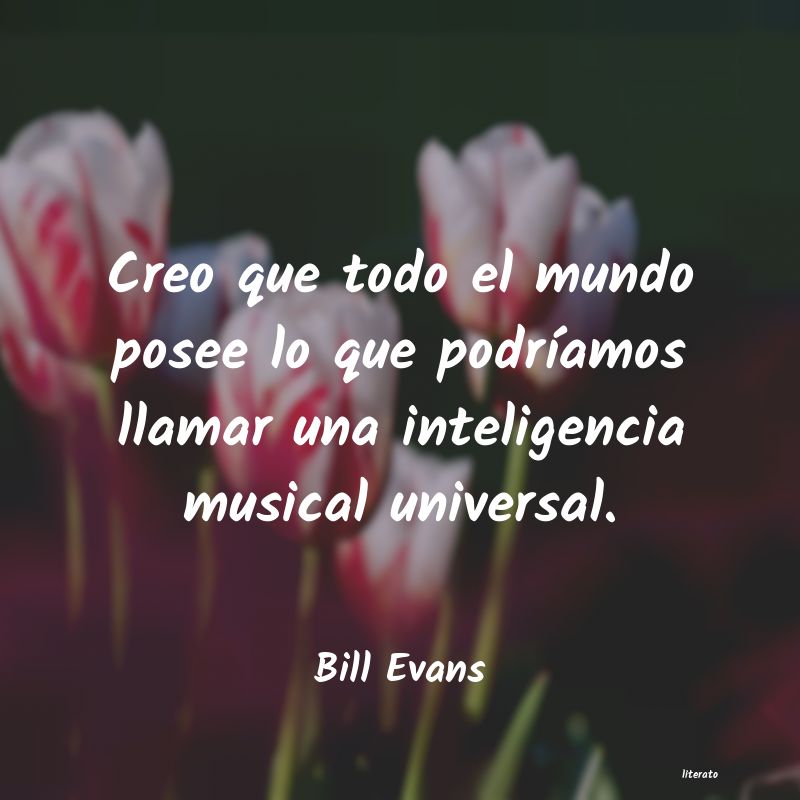 frases de Bill Evans