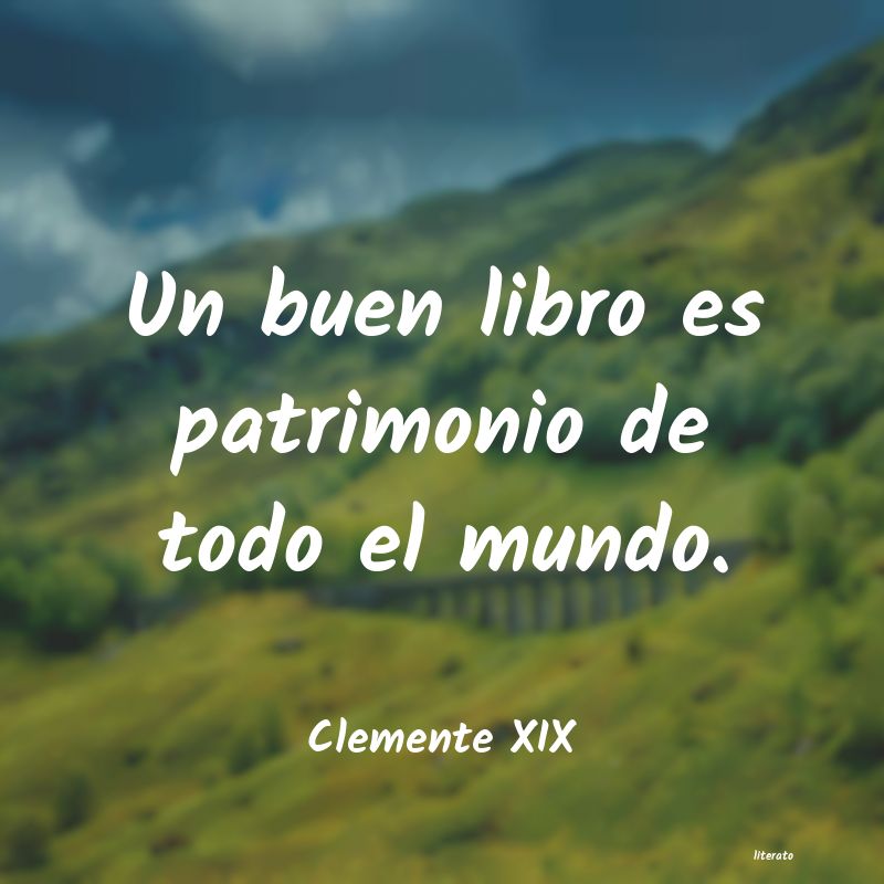 Frases de Clemente XIX
