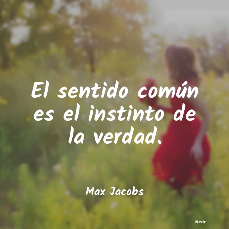 frases de Max Jacobs