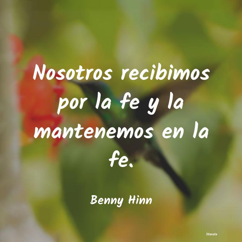 Frases de Benny Hinn
