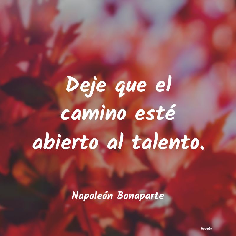 frases de NapoleÃ³n Bonaparte