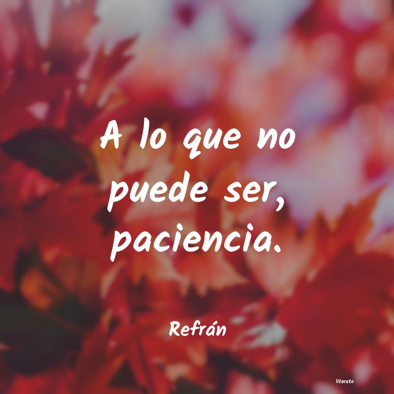 frases de Refrán