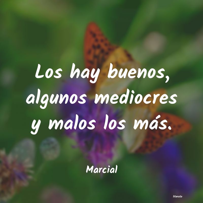 frases de Marcial