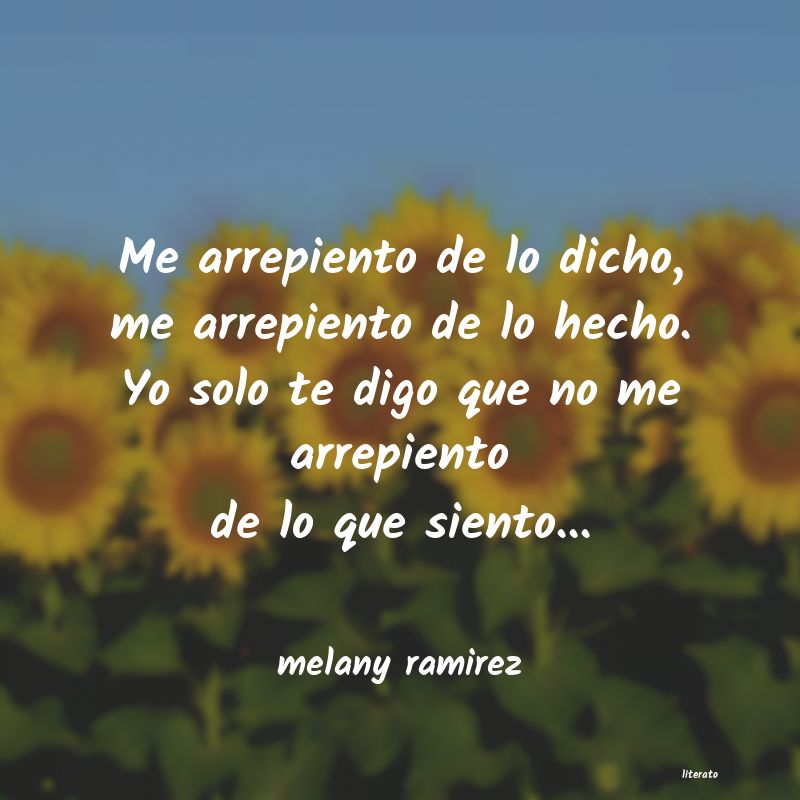 Frases de melany ramirez