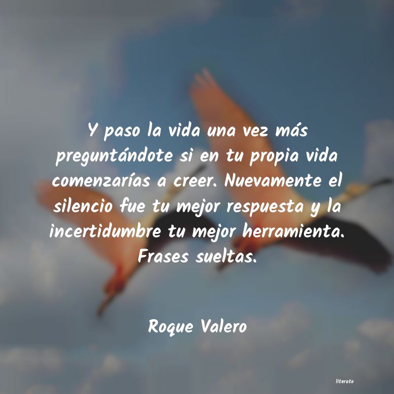 Frases de Roque Valero