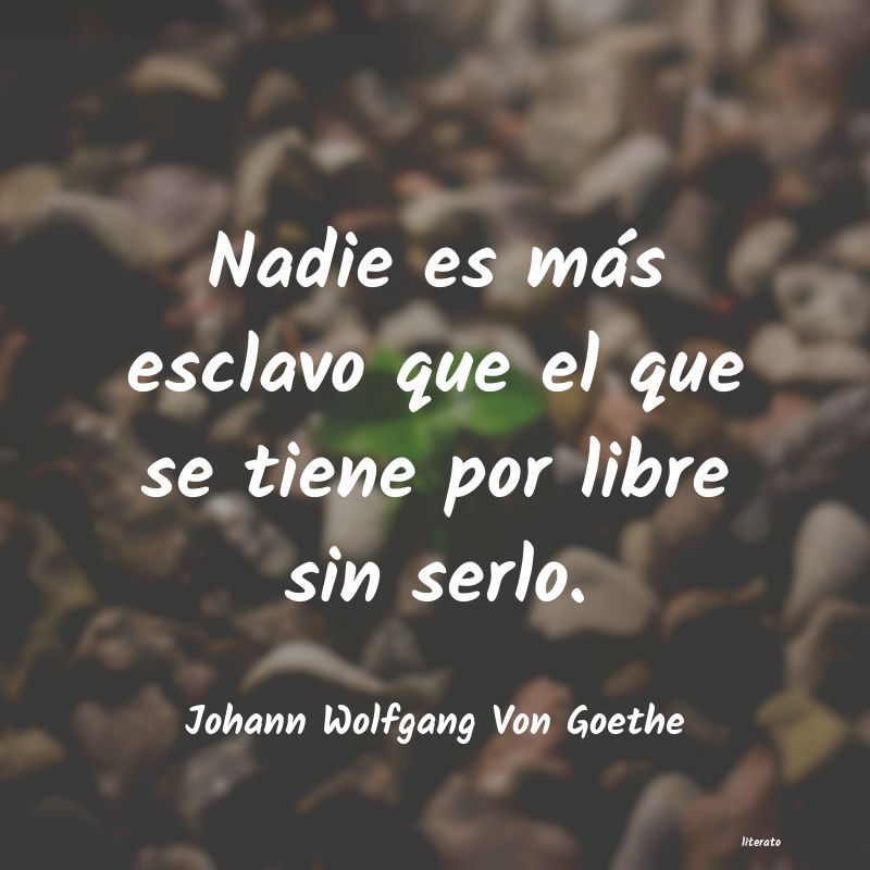 frases de Johann Wolfgang Von Goethe