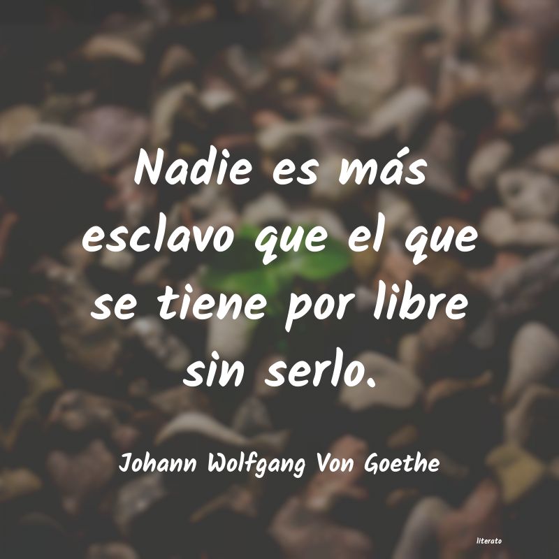 Frases de Johann Wolfgang Von Goethe