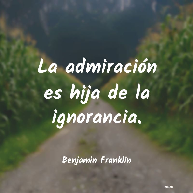 Frases de Benjamin Franklin