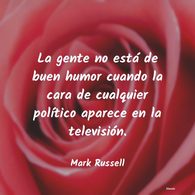 frases de Mark Russell