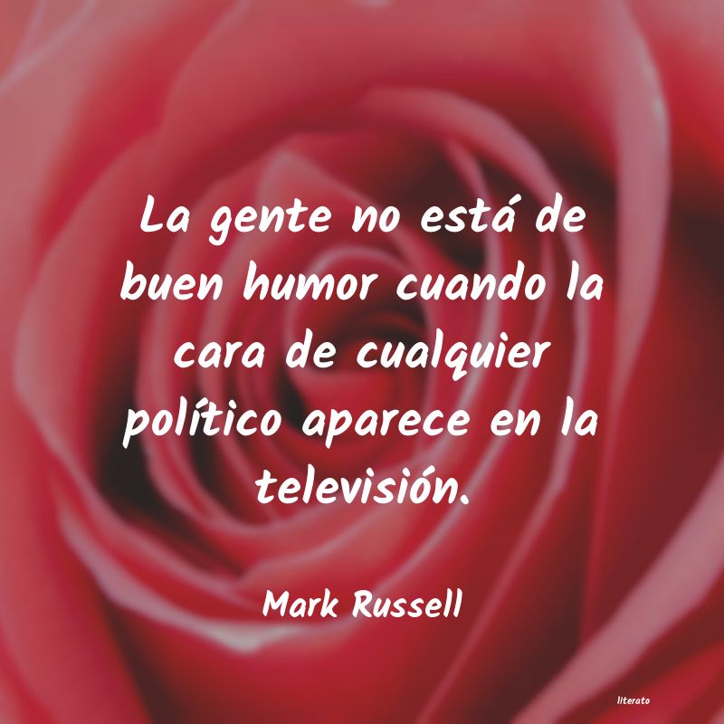 Frases de Mark Russell