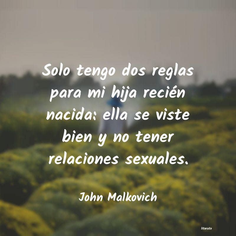 frases de John Malkovich