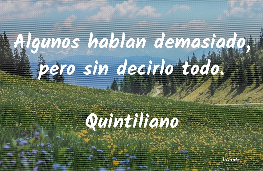 Frases de Quintiliano