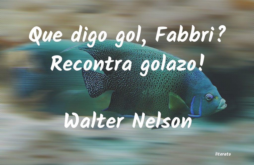 Frases de Walter Nelson