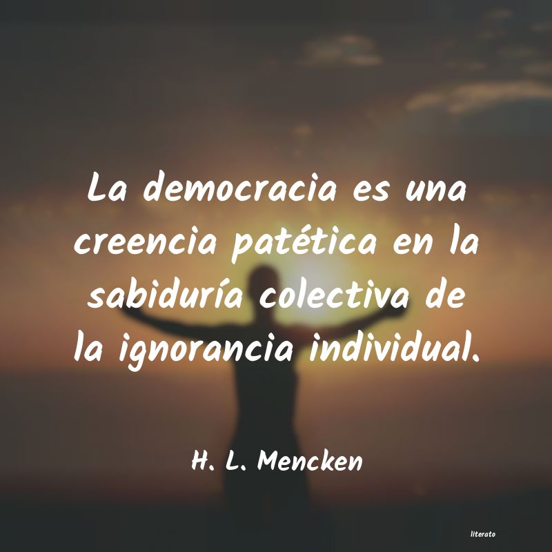frases de H. L. Mencken