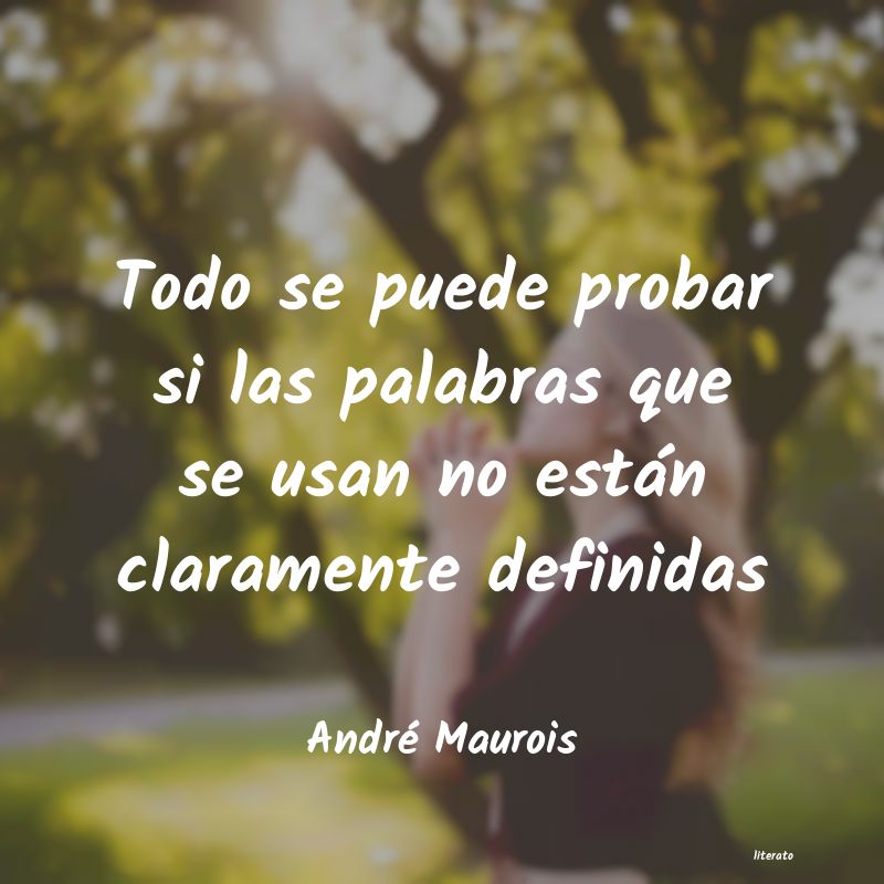 Frases de André Maurois