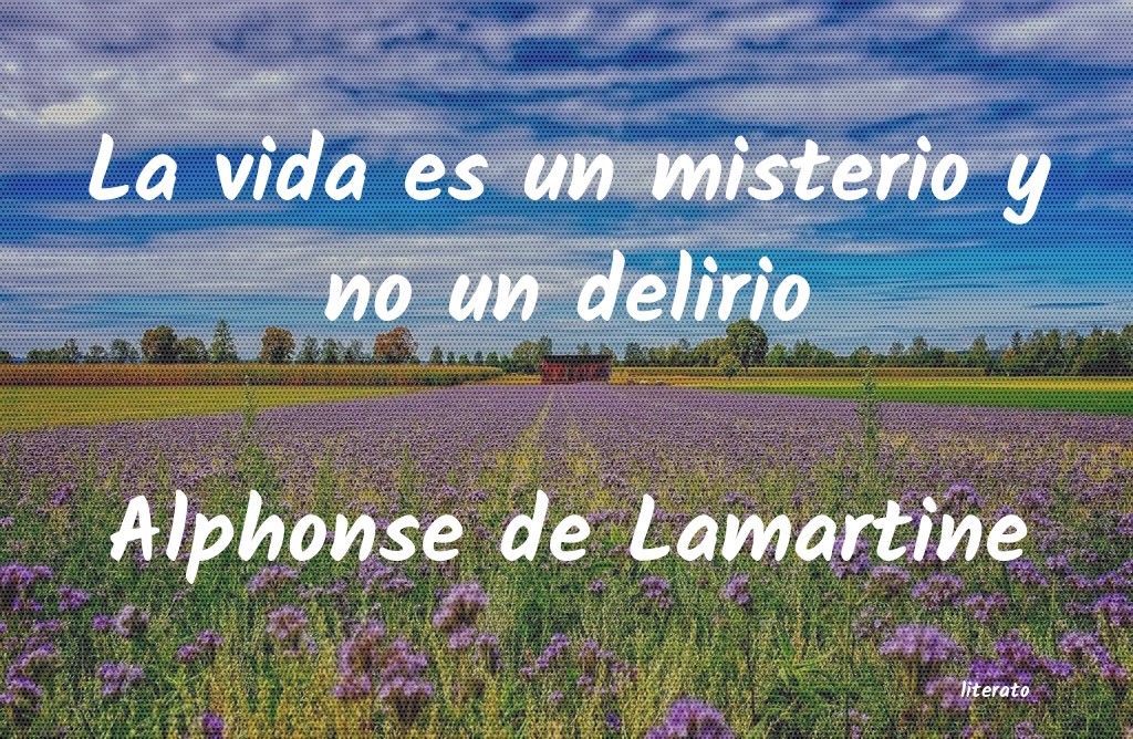 Frases de Alphonse de Lamartine