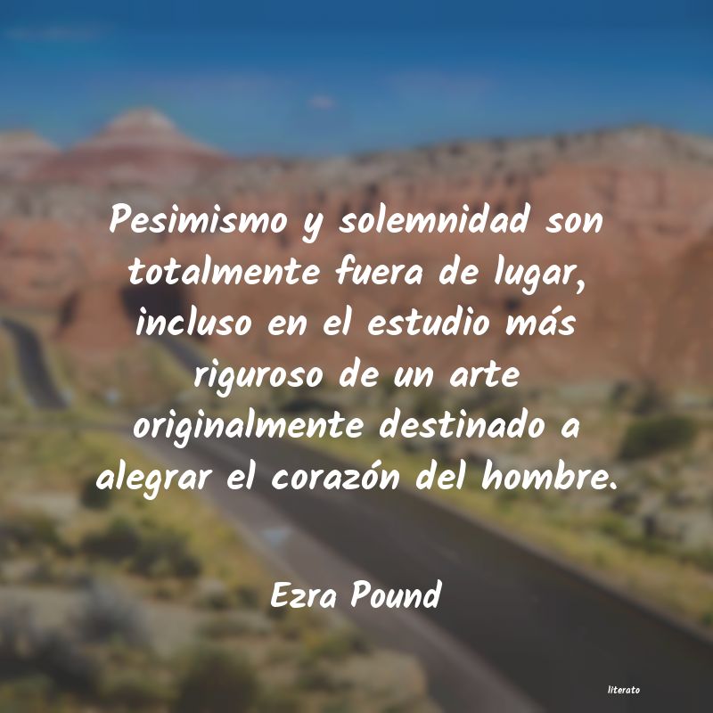 frases de Ezra Pound
