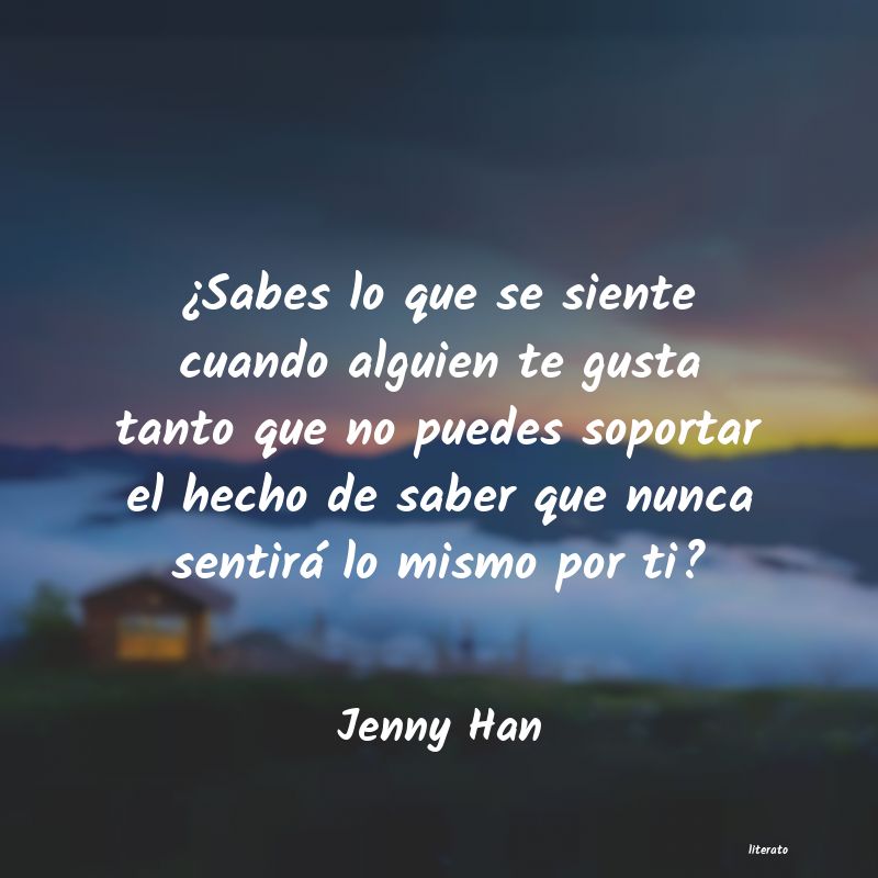 frases de Jenny Han