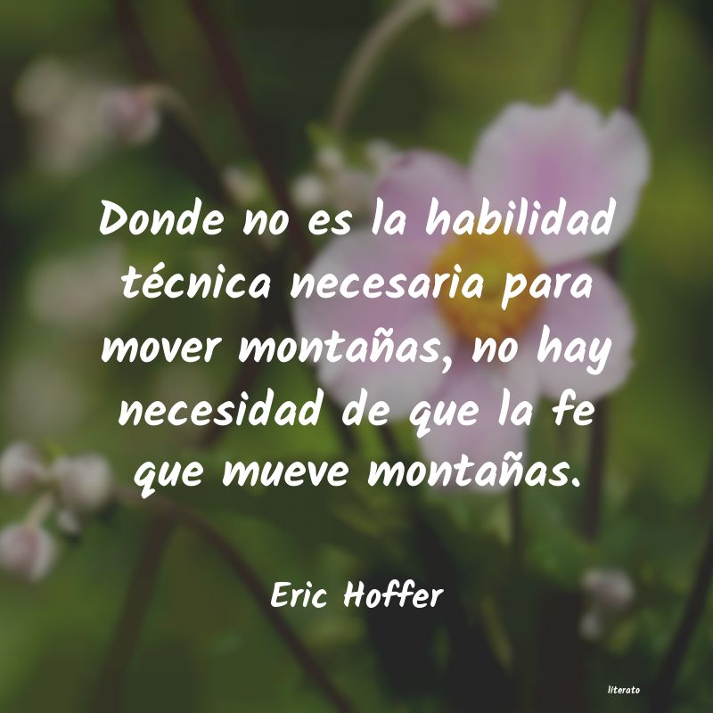 frases de Eric Hoffer