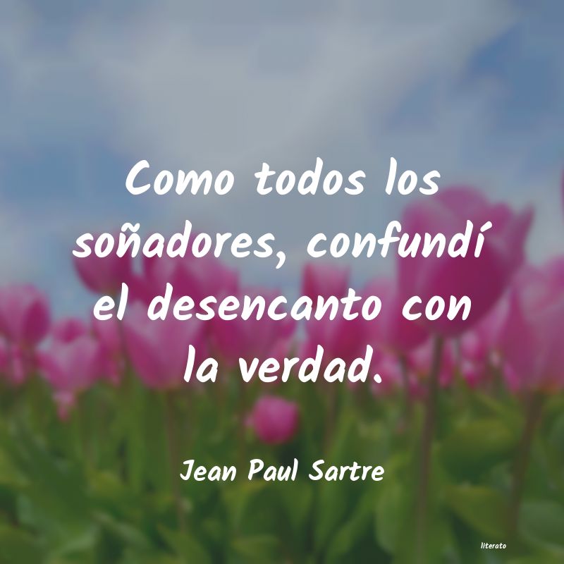 frases de Jean Paul Sartre