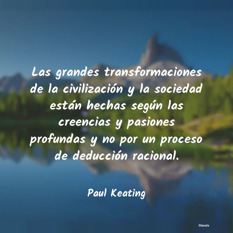 Frases de Paul Keating