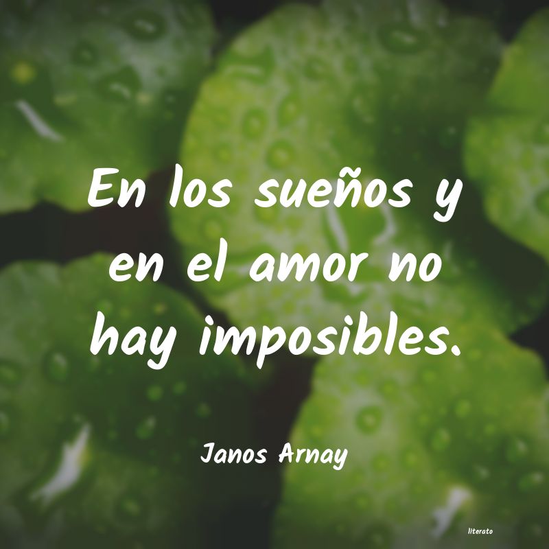 frases de Janos Arnay