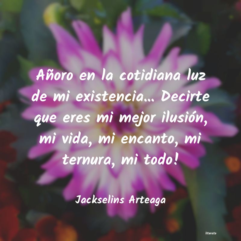 frases de Jackselins Arteaga