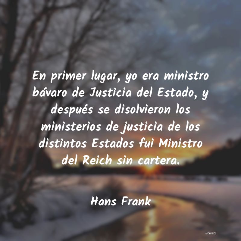 Frases de Hans Frank
