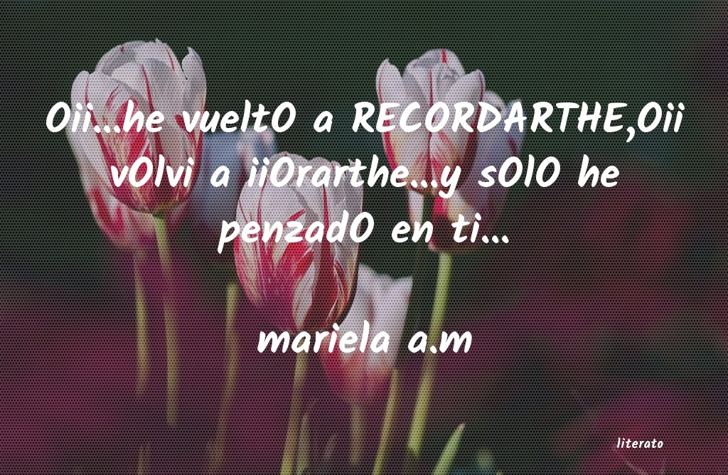 Frases de mariela a.m